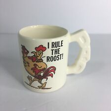 Vintage DAD Coffee Mug Rooster I Rule The Roost picture