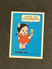 1974 Petunia Pig Wonder Bread Warner Brothers Comics Card NM- picture
