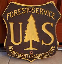Vintage U.S. Forest Service Department Of Agricultural Pine Tree Sign Sign picture