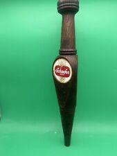 Vintage 3 Sided Schaefer Beer Tap Handle - Faux Wood Style - 13