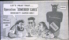 New 1970 Operation Somebody Cares Chick Publications Tract - Jack picture