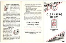 1935 Arm & Hammer Washing Soda Advertising Folder Church & Dwight Co. NYC UU picture