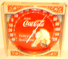 Vintage 1984 Tru Temp Coca-Cola Sprite Boy Jumbo Dial Thermometer USA New In Box picture