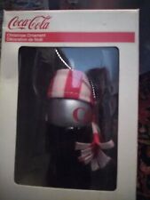 2013 Diet Coca-Cola Bottle Christmas Ornament W Red & Whithttpe Scarf New In Box picture
