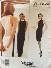 Vintage Vera Wang evening dress sewing pattern, Vogue 1584, size 6-8-10. picture