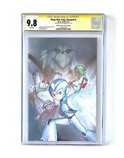 MegaMan fully charged  #1  CGC 9.8 peach Momoko signature series #7 of 300 picture