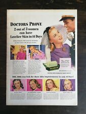 Vintage 1945 Palmolive Soap WWII Full Page Original Ad 324 picture