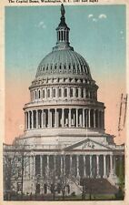 Postcard Washington DC US Capitol Dome 1923 White Border Vintage PC f9442 picture