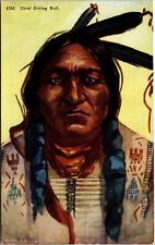 Postcard Portrait of Chief Sitting Bull~4602 picture