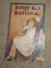 Vintage 1910s Childrens Story Booklet - Betty & Bettina picture