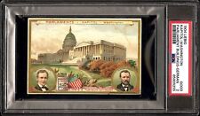 1904 LIEBIG KAPITOL (GERMAN) Abraham Lincoln & Ulysses Grant PSA 2 **Awesome** picture