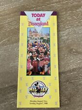 Today at Disneyland sixty years map guide 1988 picture