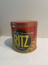 Vintage 1984 Nabisco Ritz Crackers 50th Anniversary Collector Round Tin Can picture