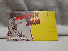 Vintage 1950s Hoover Dam Lake Mead Color Photos Postcard Folder picture
