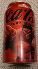 Marvel Hulk Coca-Cola Zero Can. Limited Edition Collector's Unopened. picture