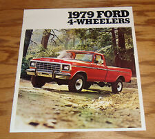 Original 1979 Ford Truck 4-Wheeler Sales Brochure 79 4x4 Pickup Bronco picture