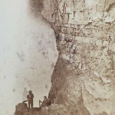 Niagara Falls Cave of Winds Entrance New York George Curtis Photo Stereoview L11 picture