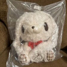RARE NWT Chax GP All Purpose Bunny Type Argyle White Plush Stuffed Animal picture