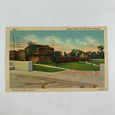 Postcard Kentucky KY Pioneer Memorial State Park 1940s Linen Unposted picture