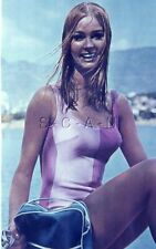 Org German Nude 50s-60s Color 35mm Slide Negative- Well Endowed Blond- Swimsuit picture