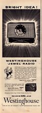 1954 Westinghouse Radio Print Ad Jewel Portable Bright Idea Dancing picture