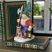 Vintage Goebel's Co-Boy Porcelain Gnome Conny The Night Watchman With Dog #520 picture