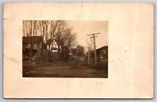Alba~Folk Victorian Home @ 14831 PA 14~38 Church Dr~First Christian~RPPC 1907 picture