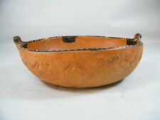 UNMARKED VINTAGE RED CLAY BOWL / DISH 9