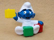 Baby Smurf White Sleeper with 3 Blocks 20214 1-Figure picture