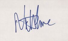 Nathan Lane signed 3x5 card Vintage picture