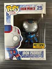 Funko POP Marvel: Iron Man 3 - Iron Patriot (Hot Topic)(Damaged Box) #25 picture