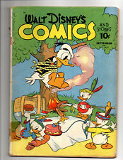 Walt Disney's Comics & Stories 24 fair 1942 Donald, Mickey US shipping only picture