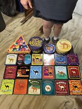 Vintage Camel Collectible Tins Lot Of  21 1 Comes With The Coasters picture