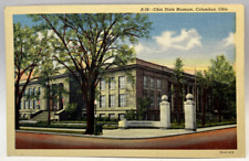 Ohio State Museum, Columbus, OH Vintage Linen Postcard picture