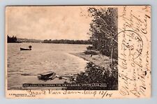 White Lake NY-New York, Scenic West Shore, Vintage c1904 Postcard picture