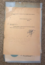 Seaboard Railway Company Articles of Assoc. VA Certified Copy 1940s Raised Seal picture