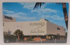 Vintage Postcard Burdine's Department Store Miami Beach Florida Meridian At 17th picture