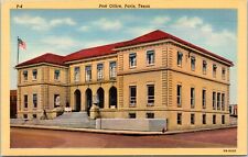 c1940 Paris, TX, United States Post Office, linen, vintage postcard picture