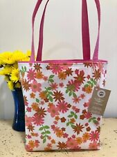NEW Funky Floral Fantasia Fun NEW Muslin Sears Cotton Tote Market Gift Bag  picture