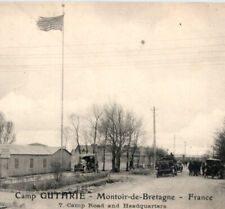 WWI Army Truck Automobile Camp Headquarters Postcard AEF World War 1 France picture