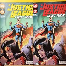 2021 DC Comics Justice League Last Ride 1 Darick Robertson Cover A Variant Set picture