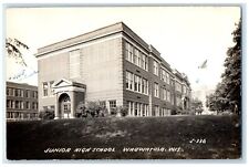 c1940's Junior High School Wauwatosa Wisconsin WI RPPC Photo Vintage Postcard picture