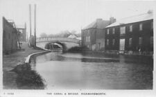 UK Hertfordshire Kingsway Canal Bridge S 10103 RPPC Photo Postcard 22-2847 picture