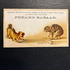 Great’s Victorian Trade Card Pug Dog & Cat picture