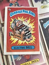 1985 Garbage Pail Kids UK Mini  Electric Bill  4b Vintage Card (b) picture