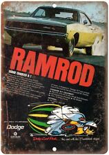 Dodge Ramrod Charger R/T Vintage Auto Ad Reproduction Metal Sign A231 picture