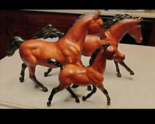 Breyer Horses Sears 1984 Bay FAMILY RUNNING SET- HTF-Complete Set Rare picture