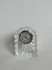 Vintage Waterford Crystal Domed Desktop  Clock 3” - Needs Battery picture