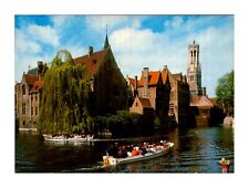 Belfry of Bruges Postcard. Vintage 1980's 1990's Belgium picture
