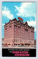 Postcard South Dakota Rapid City SD Sheraton Johnson Hotel 1960s Unposted Chrome picture